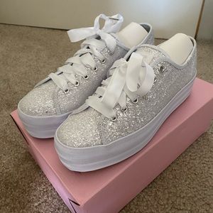 Keds x Kate spade triple up glitter